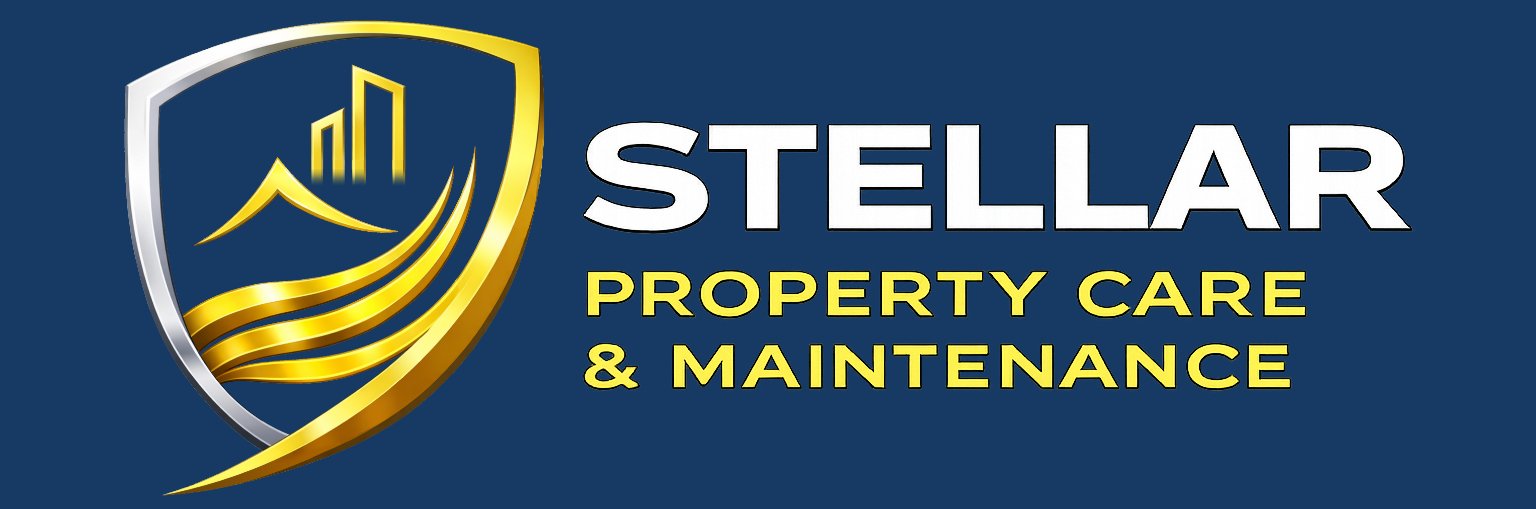 stellar property care logo full blue